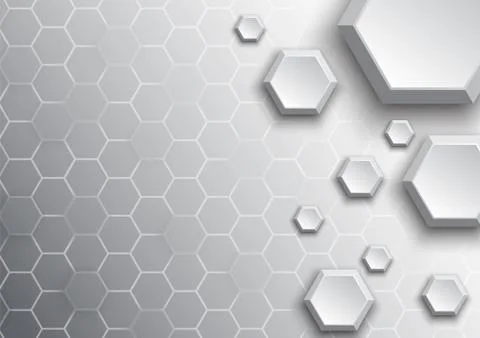 Pattern hexagon background abstract Stock Illustration