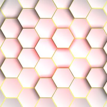 Pattern hexagon background abstract Stock Illustration