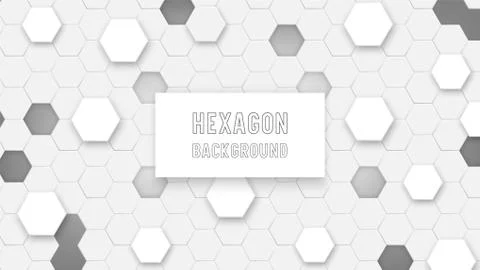 Pattern hexagon background abstract Stock Illustration