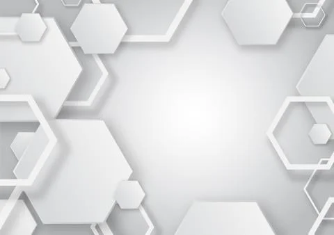 Pattern hexagon background abstract Illustrazione stock