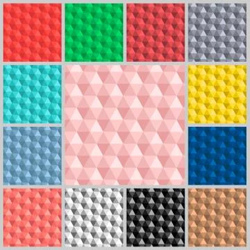 Pattern Hexagon colorful イラスト素材