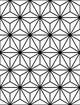 Pattern Hexagon Stock Illustration