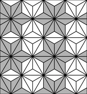 Pattern Hexagon Illustrazione stock
