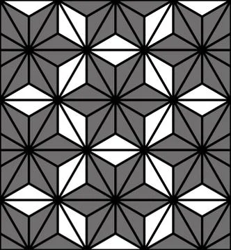 Pattern Hexagon Illustrazione stock