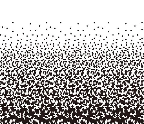 Pattern of hexagon spots, Seamless camouflage pattern, vector illustration Stock Illustration