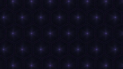 A Pattern Of Hexagons With Dots Stock Footage 247237911