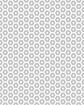 Pattern with hexagons Stock Illustration