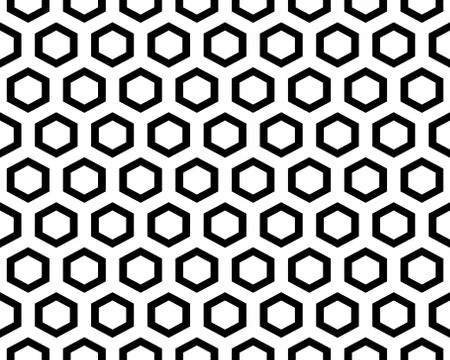 Pattern with hexagons Stock Illustration