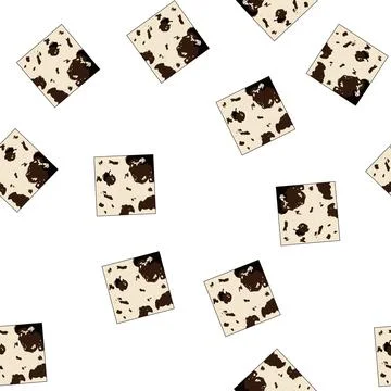 Pattern hide cow skin cartoon vector Illustrazione stock