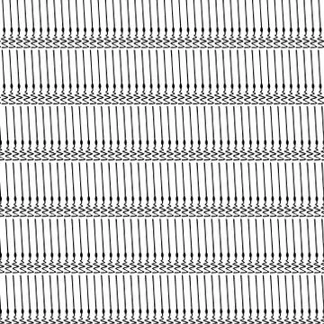 Pattern with hieroglyph on a white background Stock Illustration
