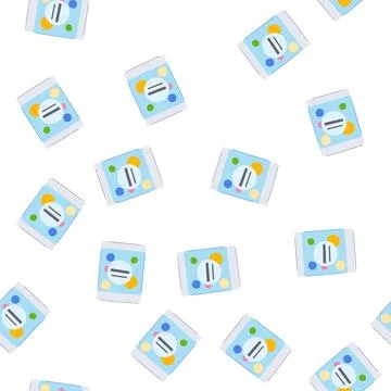 Pattern highlights annual report cartoon vector Illustrazione stock