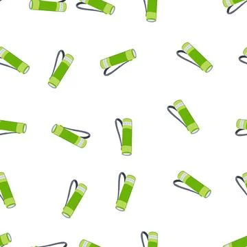 Pattern hiking hand crank flashlight cartoon vector 스톡 일러스트