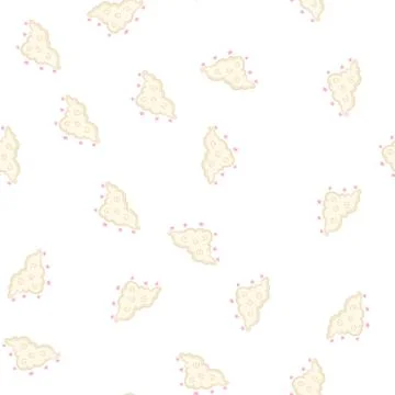 Pattern hippie boho cloud cartoon vector Stock Illustration