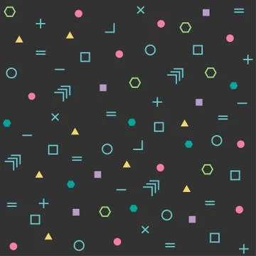 Pattern hipster abstract background. Stock Illustration