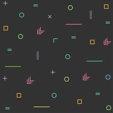 Pattern hipster abstract background. Stock Illustration