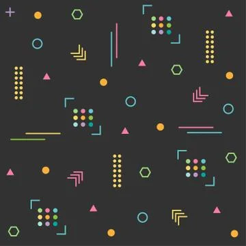 Pattern hipster abstract background. Stock Illustration