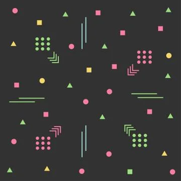 Pattern hipster abstract background. Stock Illustration