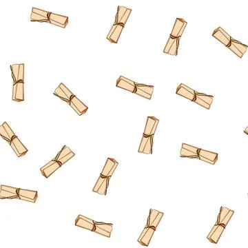 Pattern history scroll papyrus cartoon vector Stock Illustration