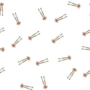 Pattern holder chopstick rest cartoon vector Stock Illustration