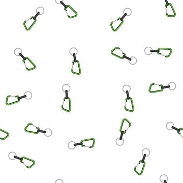 Pattern holder key ring clip cartoon vector Stock Illustration