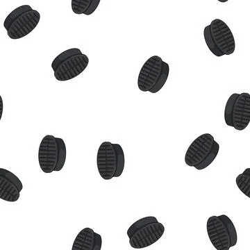 Pattern hole drainage grate cartoon vector Stock Illustration