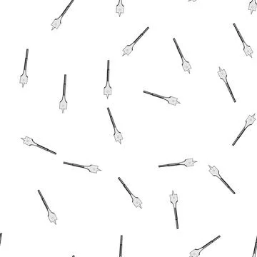 Pattern hole drill bit cartoon vector Stock Illustration