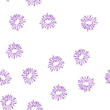 Pattern holiday firework cartoon vector イラスト素材