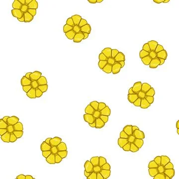 Pattern holiday gold bow cartoon vector Stock Illustration
