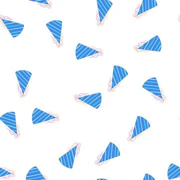 Pattern holiday party hat cartoon vector イラスト素材