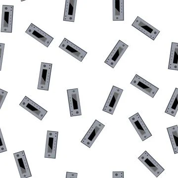 Pattern home av receiver cartoon vector 库存插图