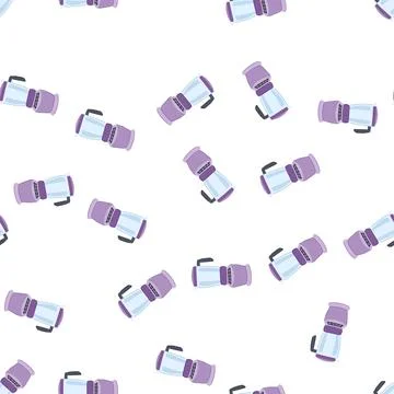Pattern home blender cartoon vector Stock Illustration