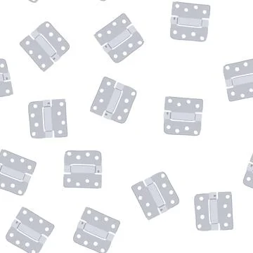 Pattern home door hinge cartoon vector Stock Illustration
