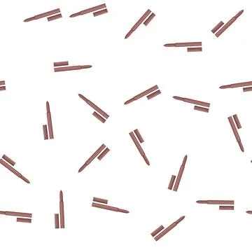 Pattern home lipstick makeup cartoon vector Stock Illustration