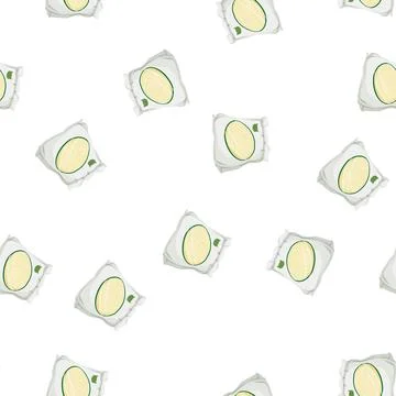Pattern home litter pet color icon vector Stock Illustration