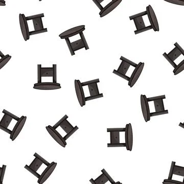 Pattern home table dining cartoon vector Stock Illustration