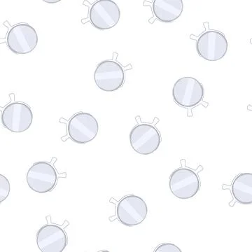 Pattern home table mirror cartoon vector Stock Illustration