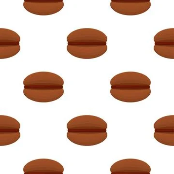 Pattern homemade cookie different taste in pastry biscuit Stock Illustration