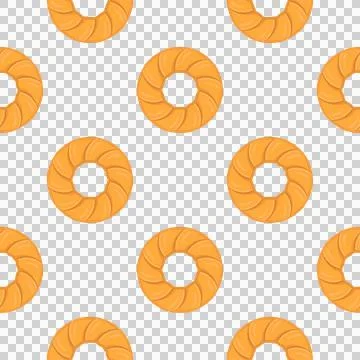 Pattern homemade cookie different taste in pastry biscuit Stock Illustration