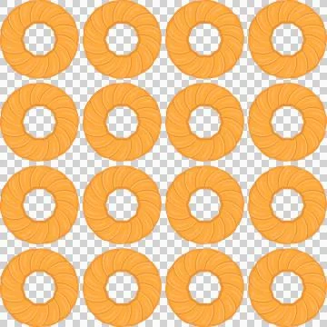 Pattern homemade cookie different taste in pastry biscuit Stock Illustration