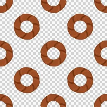 Pattern homemade cookie different taste in pastry biscuit Stock Illustration