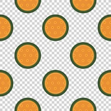 Pattern homemade cookie different taste in pastry biscuit Stockillustratie