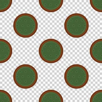 Pattern homemade cookie different taste in pastry biscuit Illustrazione stock