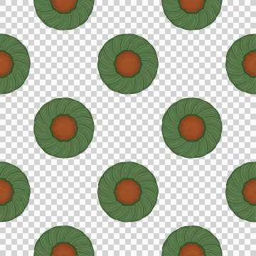 Pattern homemade cookie different taste in pastry biscuit Stock Illustration