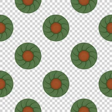 Pattern homemade cookie different taste in pastry biscuit Stock Illustration
