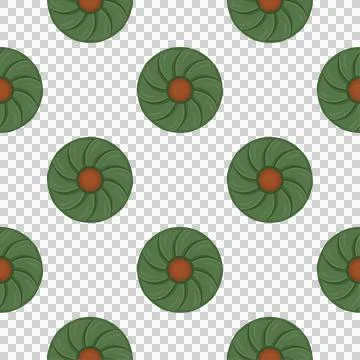 Pattern homemade cookie different taste in pastry biscuit Stockillustratie