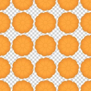 Pattern homemade cookie different taste in pastry biscuit Stock Illustration