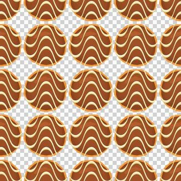 Pattern homemade cookie different taste in pastry biscuit Illustrazione stock