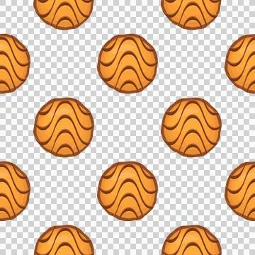 Pattern homemade cookie different taste in pastry biscuit Stock Illustration
