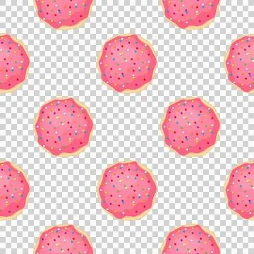 Pattern homemade cookie different taste in pastry biscuit Stock Illustration