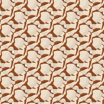 Pattern homemade cookie different taste in pastry biscuit Stock Illustration